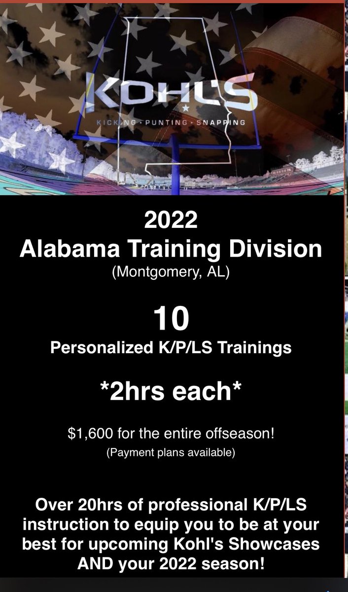 StClark30's tweet photo. ATTN: Specialists K/P/LS

Don’t miss out on this incredible opportunity!

10x Sessions March-July 2022

Detailed-Consistent-Professional Training

Register Today!

https://t.co/SHrQ028HcC

Check out #ALTD2021:

https://t.co/LHw07uPeOK

@KohlsKicking
 @CSmith_53 
@_anderscarlson_ https://t.co/qcfbFBMXRf