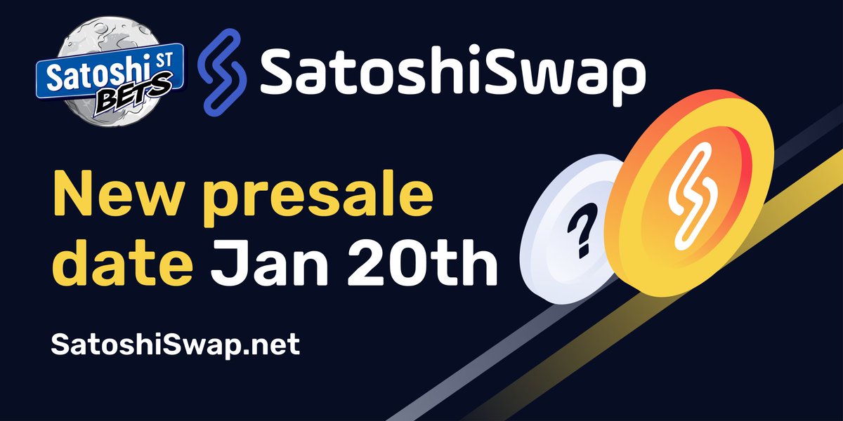 SatoshiStBets's tweet photo. Our presale is being shifted 10 days back to Jan 20th 6pm UTC.
We're on track to set a Copper Launch record for participants and this has caused us a significant backlog processing applications.
If this continues with the new date we'll close applications to ensure it goes ahead. https://t.co/KkRSDo6Zh4