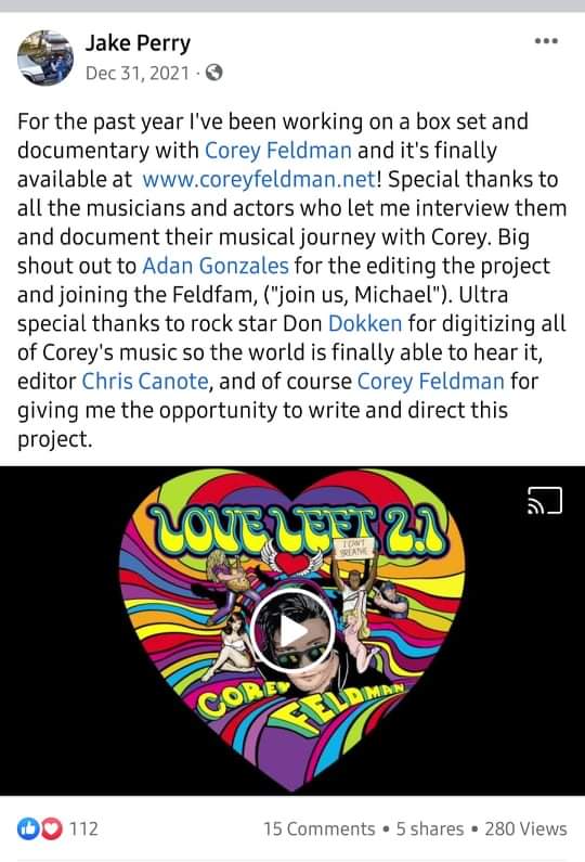 AlwaysSparkle90's tweet photo. #CoreyFeldman #JakePerry and #ChrisCanote the three of you make me sick!! Where is that footage of of the tour Chris? Why are you and Jake enabling a predator the way you both are?! Not a single man between the three of you!! Good luck having your name tied to this clown 🤡 https://t.co/ptHfCEJVEM