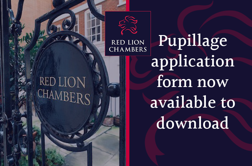 RedLionChambers's tweet photo. Pupillage Gateway is now open &amp; accepting submission of applications closing at 2pm on 9 Feb. RLC application forms are available to download from our website with 2 pupillages available for a Sep 2023 start. 

Read more: https://t.co/NXwv49Y6Wh

#Pupillage2023 #Pupillage https://t.co/EcezJI4bcX