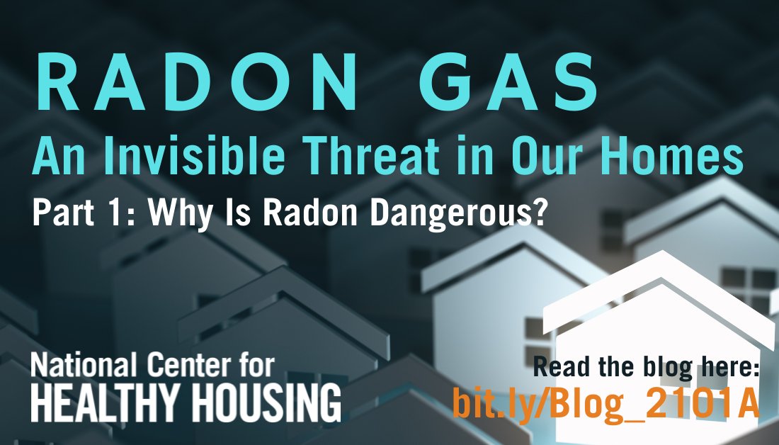 You can't see, smell, or taste #radon, so how can you know that you're not breathing it? Learn what you need to know to stay #SafeAtHome from the second leading cause of lung cancer: bit.ly/Blog_2101A

#Blog #Cancer #NationalRadonActionMonth #HealthyHomes #PublicHealth