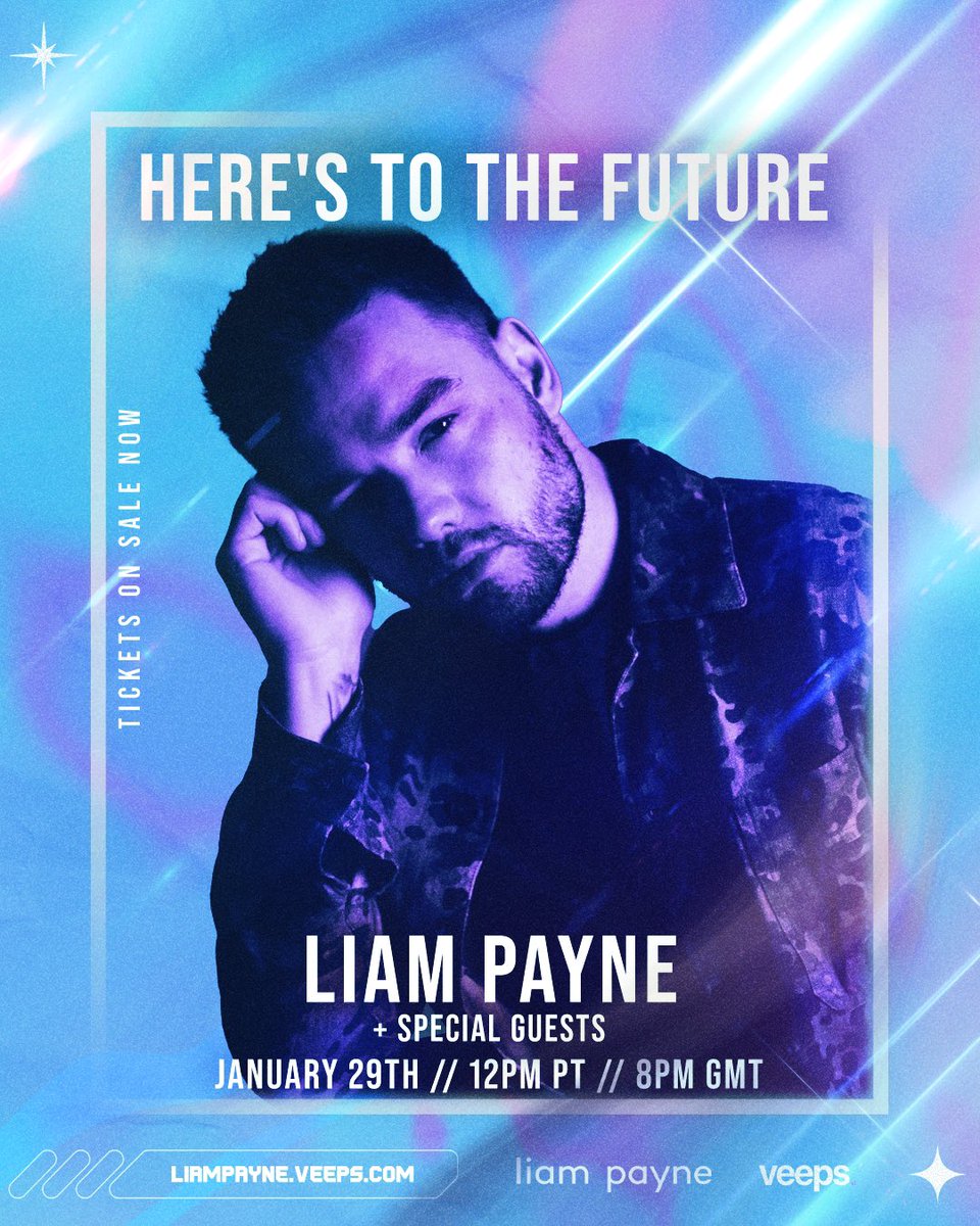 I'm excited to be back with another #HeresToTheFuture Showcase 🙌🏼 I will be hosting some amazing new artists around the world including @madilyn, @iamnotshane, @_lynlapid & @iamjuststef over on @Veeps. I can't wait to see you there. Tickets on sale now liampayne.veeps.com