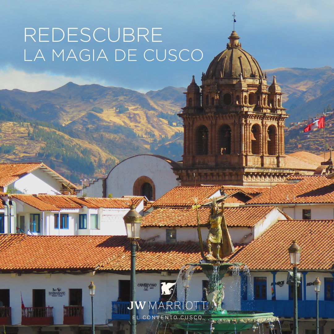 Redescubre la mágica ciudad de Cusco, una joya cultural que ofrece desconexión total y contacto con la naturaleza.
Tarifa especial para peruanos y residentes: marrbnvy.com/6016JxpsM