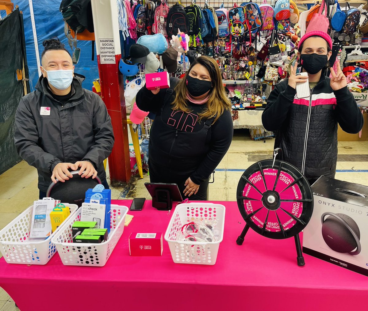 Beepbeep your fav Truck team @TMoTruckNWIL is here at Swap O Rama in Melrose Park IL. Stop by and get hooked up with 25%off for Life when you switch to Uncarrier. #CustomerObsessed