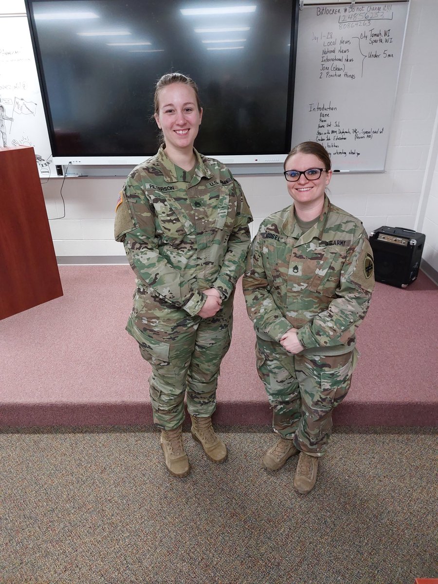 407thB's tweet image. Shout out of #Congrats to our two most recent grads of ALC. Both outstanding leaders that are going to continue to do amazing things for the Army!

#resultsthroughteamwork #civilaffairs #ncoes #ncoleadtheway #soldier #usarmyreserves #ftmccoy #staffsergeant @308th_ca_bde