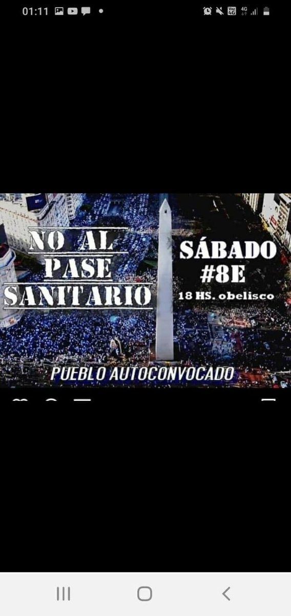 GoldbergVariat2's tweet photo. ATENTOS TODO LOS QUE DEFIENDEN SU LIBERTAD 
#NoAlPaseSanitario https://t.co/02nRVLw9oN
