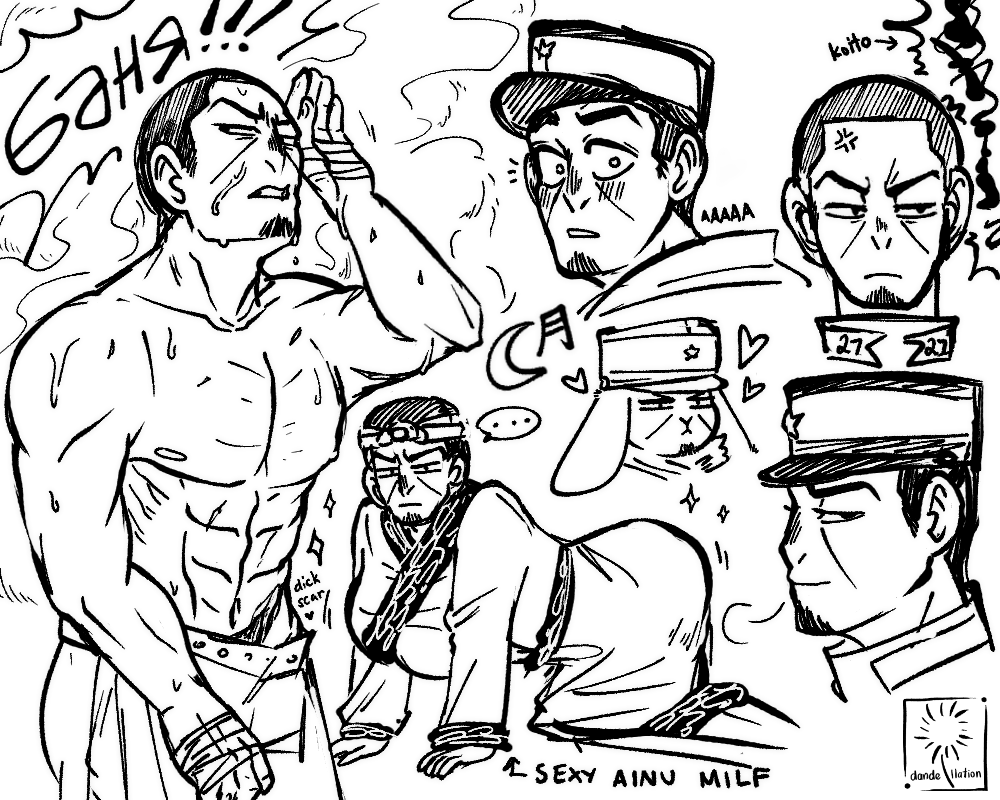 [ #goldenkamuy ] I CANNOT believe I went from simping for tsurumi to simping for tsukishima.......my blatant koitofication is almost embarrassing 