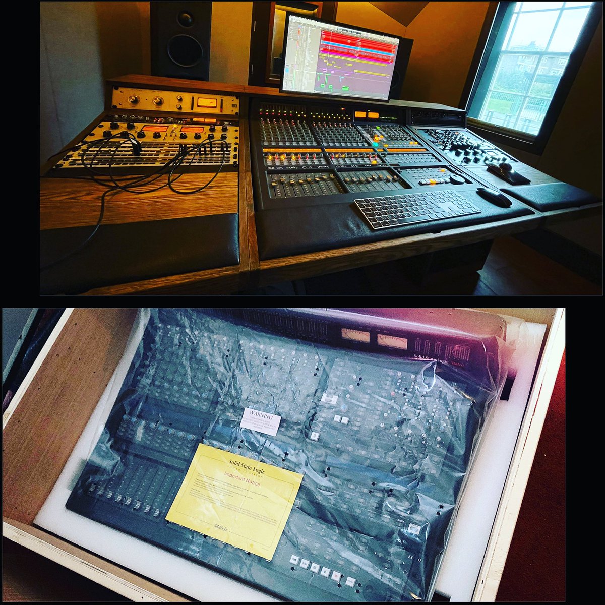OldStStudios's tweet photo. Hard to believe it’s been a whole two years since we welcomed our amazing @solidstatelogic Matrix 2 to the family. It’s been the central workhorse for our new studio ever since. 😍 

Wanna book in with us? Drop us a message at bookings@oldstreetstudios.com https://t.co/OUUGjPeu8h