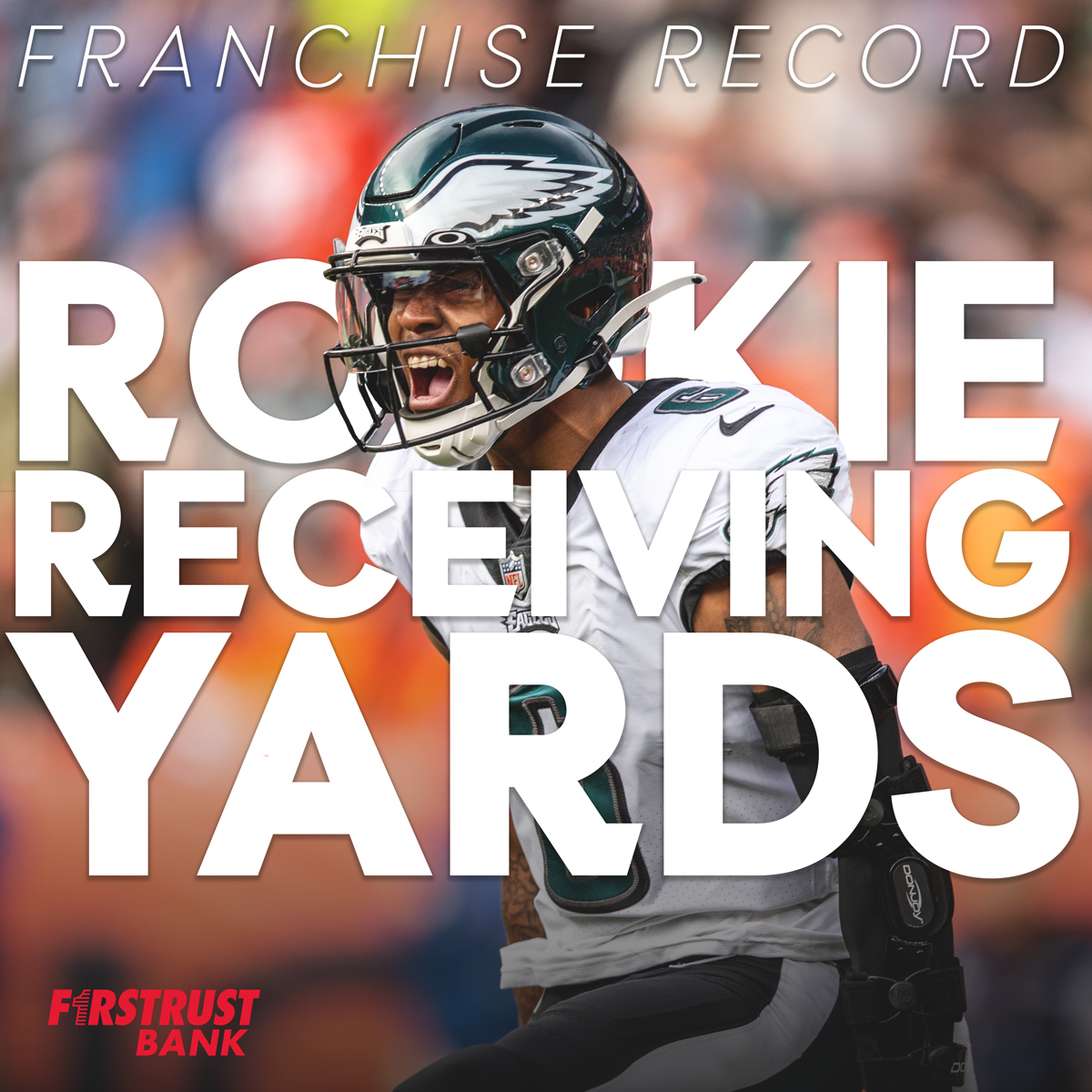 Flying into the record books!

@DeVontaSmith_6 has set a new franchise rookie record for receiving yards in a single season.

<a href="/FirstrustBank/">Firstrust Bank</a> | #FlyEaglesFly