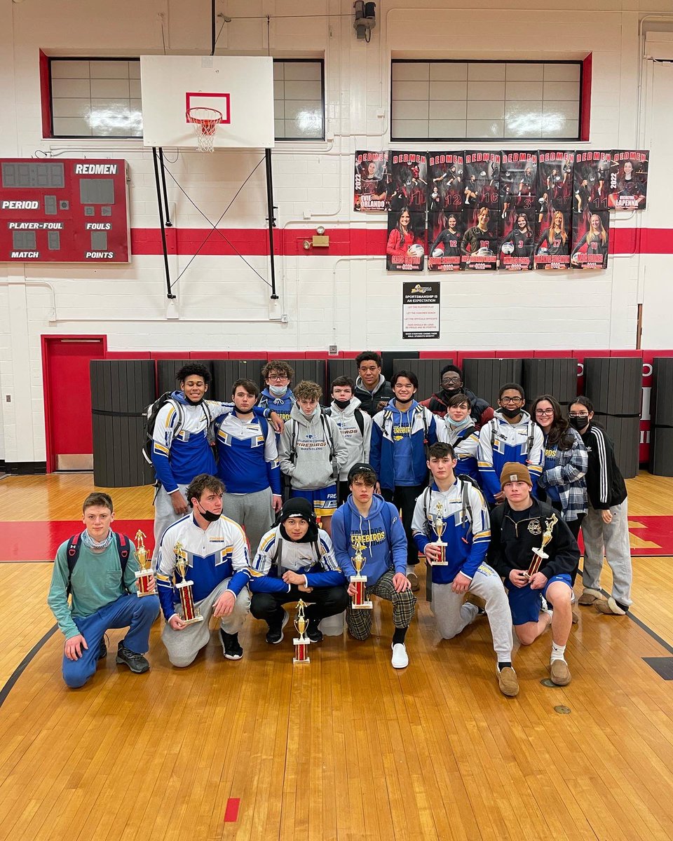 KbergWrestling's tweet photo. The 🔥🐥🤼squad placed third at the 34th Rocky Gilmore tournament at East Islip HS. The 🔥🐥 had 9 place winners. Tim McGrath led the team winning the 215 pound weight class. 

@kellenbergathletics #bleedblueandgold https://t.co/Z8dTgckujG