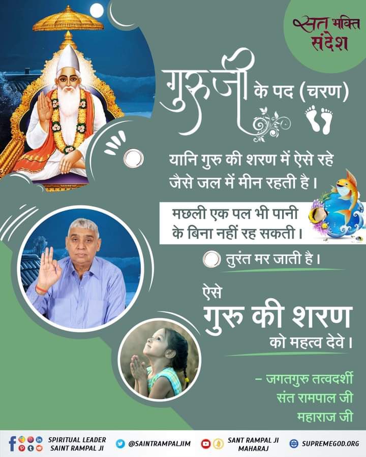 #GodMorningWednesday
#सत_भक्ति_संदेश 

GURU is GOD.
—— God KavirDev 

Must watch Sadhna TV from 7'30pm 

#wednesdaythought
#WednesdayMotivation