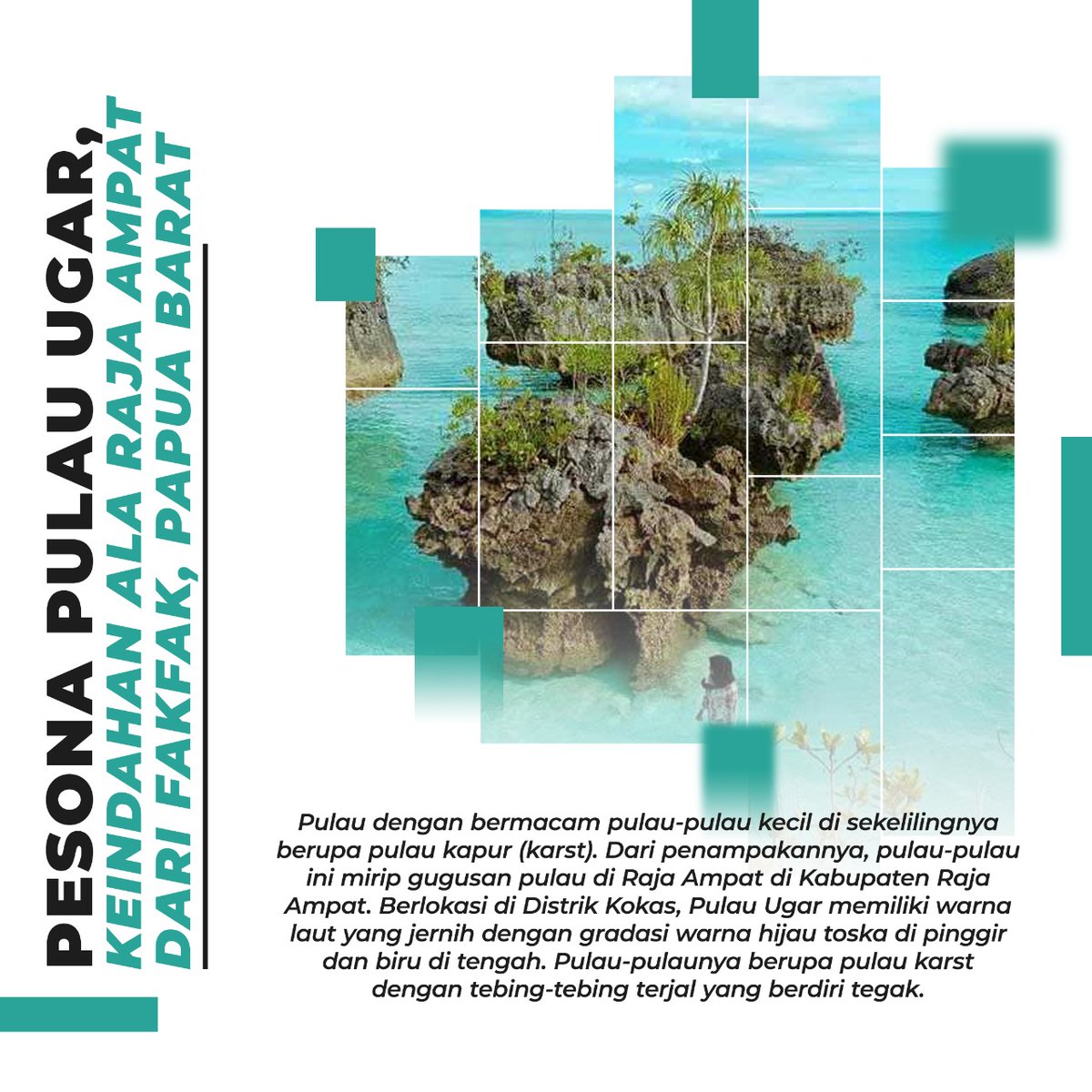 Salah satu andalan kabupaten dengan julukan "Kota Pala" di bidang wisata adalah Pulau Ugar. Pulau dengan bermacam pulau-pulau kecil di sekelilingnya berupa pulau kapur (karst). Dari penampakannya, pulau-pulau ini mirip gugusan pulau di Raja Ampat di Kabupaten Raja Ampat.