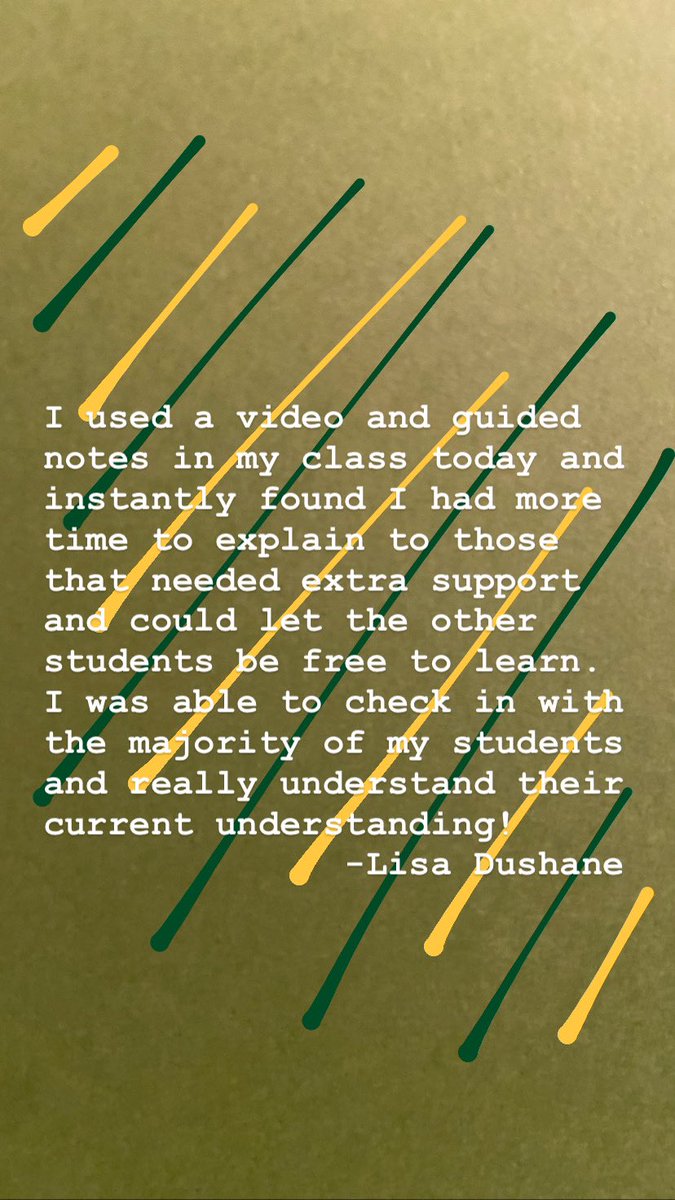 CrazyMSTeacher's tweet photo. Best email I got this week from my colleague!  More @modernclassproj experimenters seeing the benefits of blended learning! So proud of your work @MissD_ACScience ! @_ACMSCougars @drycreekschools https://t.co/BLvr9KLKcd