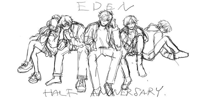 完成してないのに次の描いちゃうんだよな 