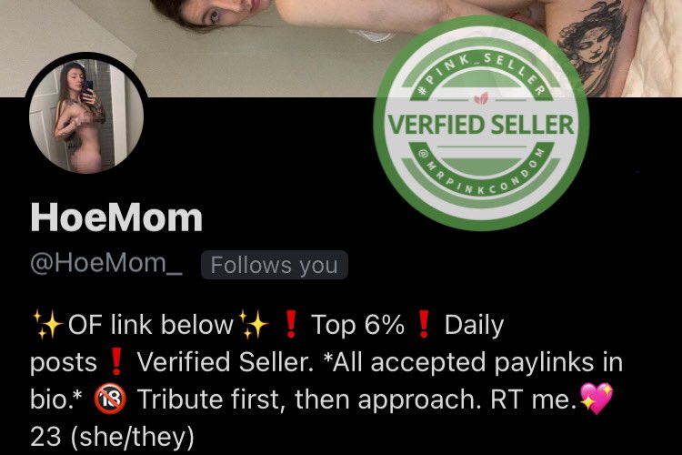 MrPinkCondom's tweet photo. Verified Seller ✅ ( @HoeMom_ )

Petite Tatted Goddess that can satisfy all your wishes ✨

OF: https://t.co/xvcO12j5E9 ( Top 6% )
.
.
#sellingnudes #sellingcontent #buyingcontent #buyingnudes #pink_seller #onlyfans #petitemodel #tattoo #tatted https://t.co/KtvbkYFirz
