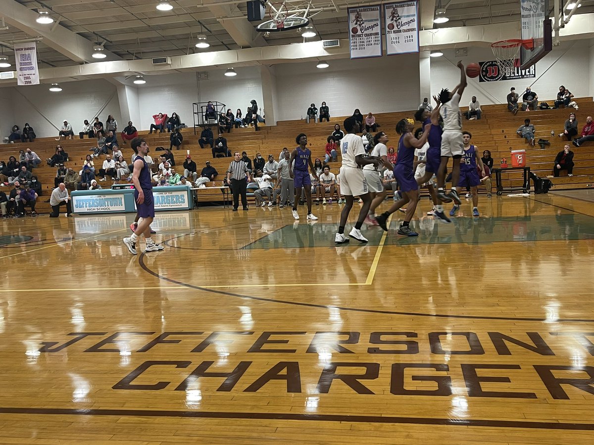 So many great athletes in JCPS! From the Winter Cheer Competition to the Boys basketball game J-town vs Male! Lots of talent and great sportsmanship shown today!!