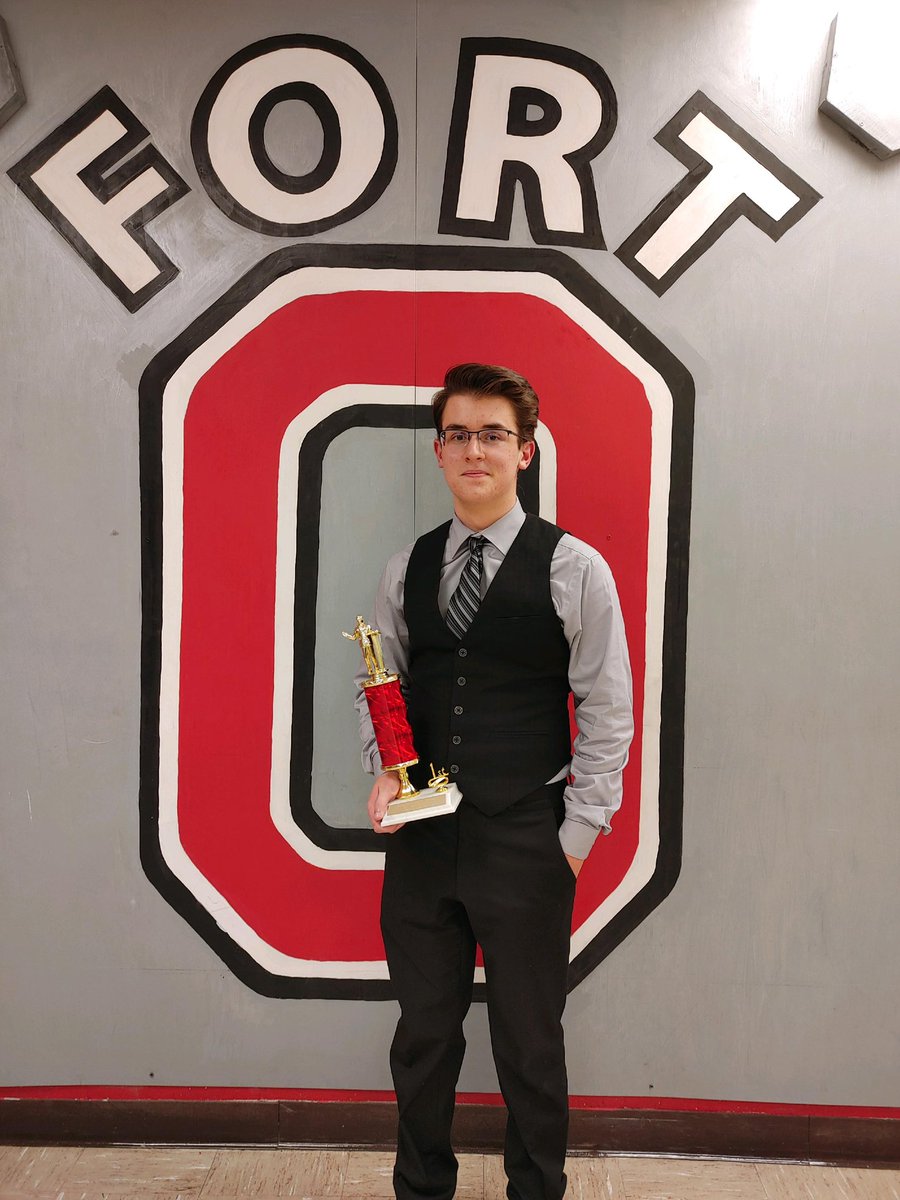 Just like the Chiefs, Austin Clark clenches the WIN at the novice Fort Osage tournament in Lincoln-Douglas Debate today!! 🎊

Congratulations Austin for your hard work and FIRST PLACE win!! 🎉

#StaleyStrong #StaleyNation