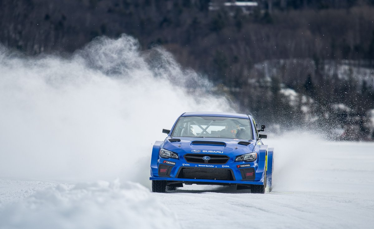 #Rallycross but make it ❄️icy❄️. <a href="/subarums_usa/">Subaru Motorsports USA</a> #motorsports