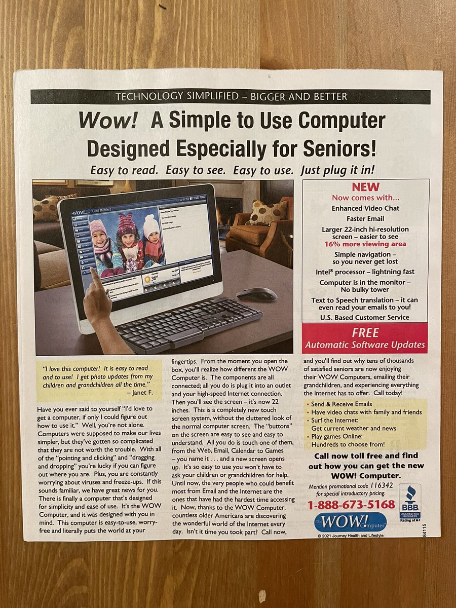 meetar's tweet photo. This is a fascinating ad, never mind why I have it https://t.co/T6LCp3ej7l