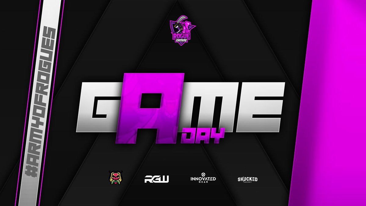 Gameday!!

🏆 <a href="/CrusadianL/">Crusadian Esports League</a> 
🆚️ @T7Region Spartans 
🕖 8:30pm EST 

Wish the boys good luck tonight!

⚫️Rogue Gaming Black⚫️
- <a href="/Itsdryx/">Dryx</a> 
- @CamJammin_ 
- <a href="/thesplacher/">24hrs</a> 
- <a href="/DewDewHD/">DewDew</a> 

#armyofrogues #COD