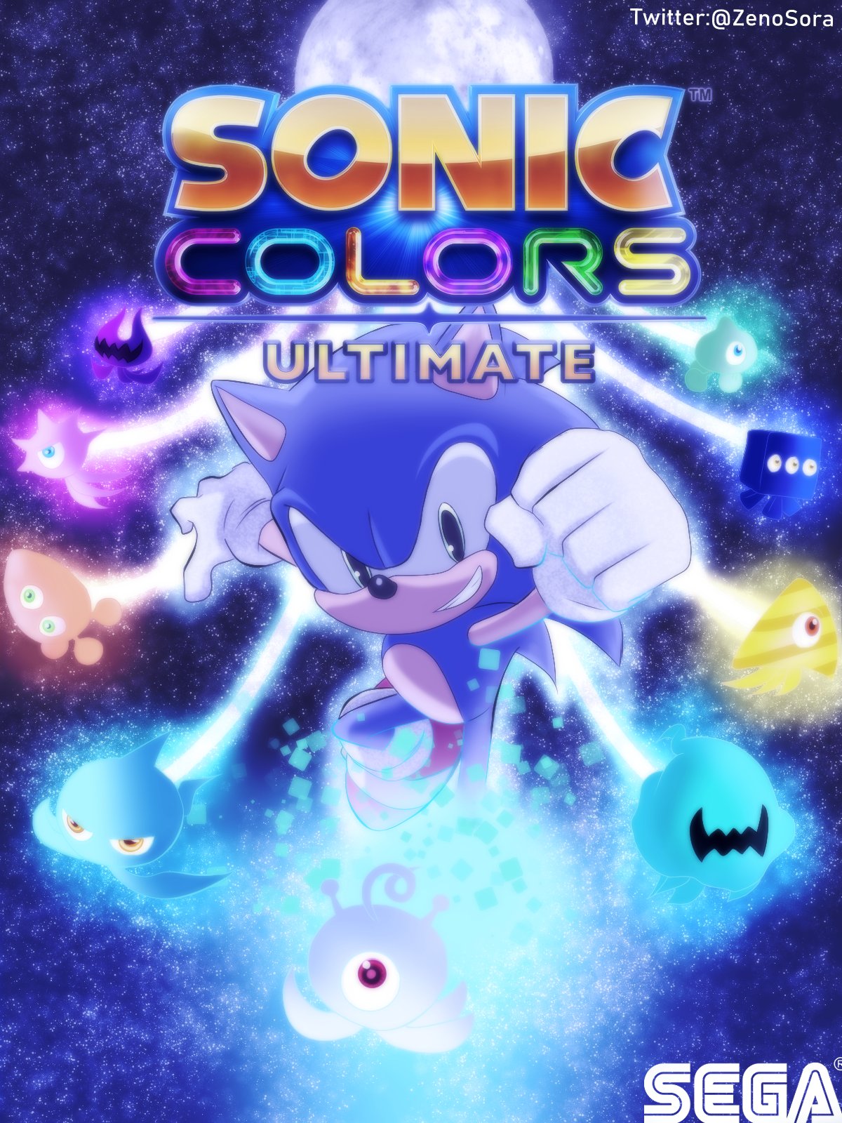 2021 Sonic Colors Ultimate Framed Print Ad/poster PS4 Xbox One -  Israel