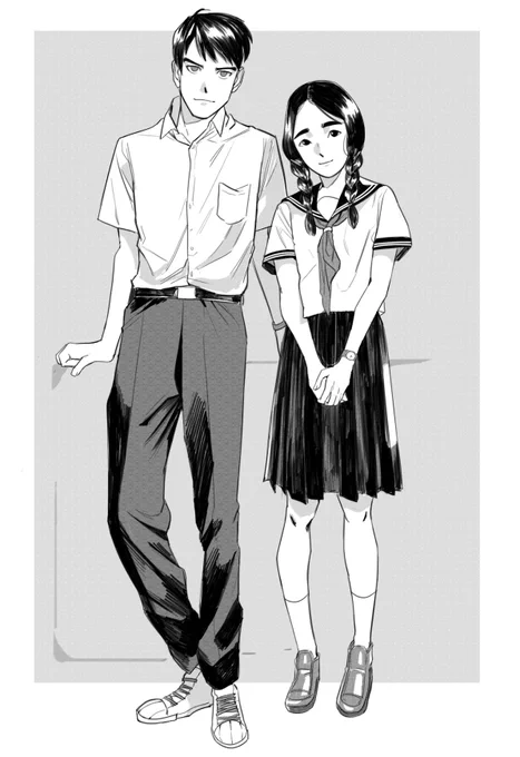 In the mean time i dont have anything new to post but heres ab old (and my first) octp, yui and abe
Thinking ill make a oneshot abt them after this animation proj

#mmediocremanOC 