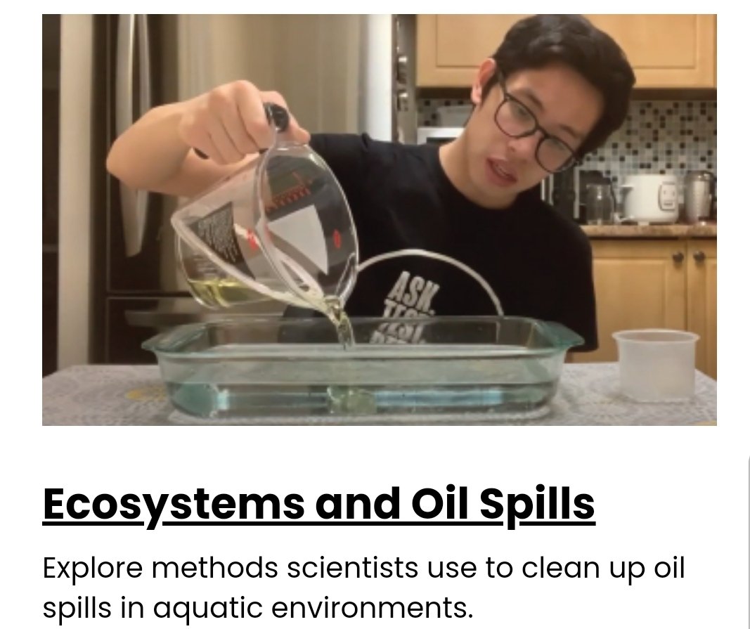 JFVandermeij's tweet photo. Secondary science teaching folx! @OntScienceCtr created science at home activities for most secondary sci courses using accessible materials. https://t.co/F8BZSyZhNR https://t.co/F8xlLGY5jw