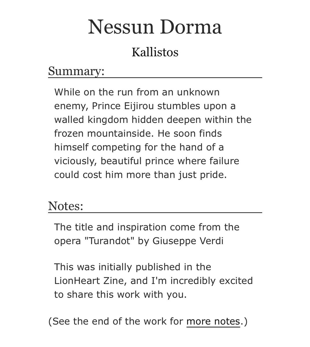 Act 2 Of my <a href="/lionheartzine/">Lionheart: A KiriBaku Fanfic Anthology🔸️CLOSED</a> fic is up 

🗡🖤🗡

archiveofourown.org/works/36141919…