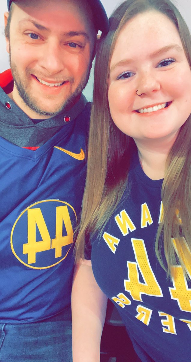 TitchMrotman's tweet photo. First pacers game with my girl 
#pacersgamenight
Go bogey https://t.co/8FN4l49rJr