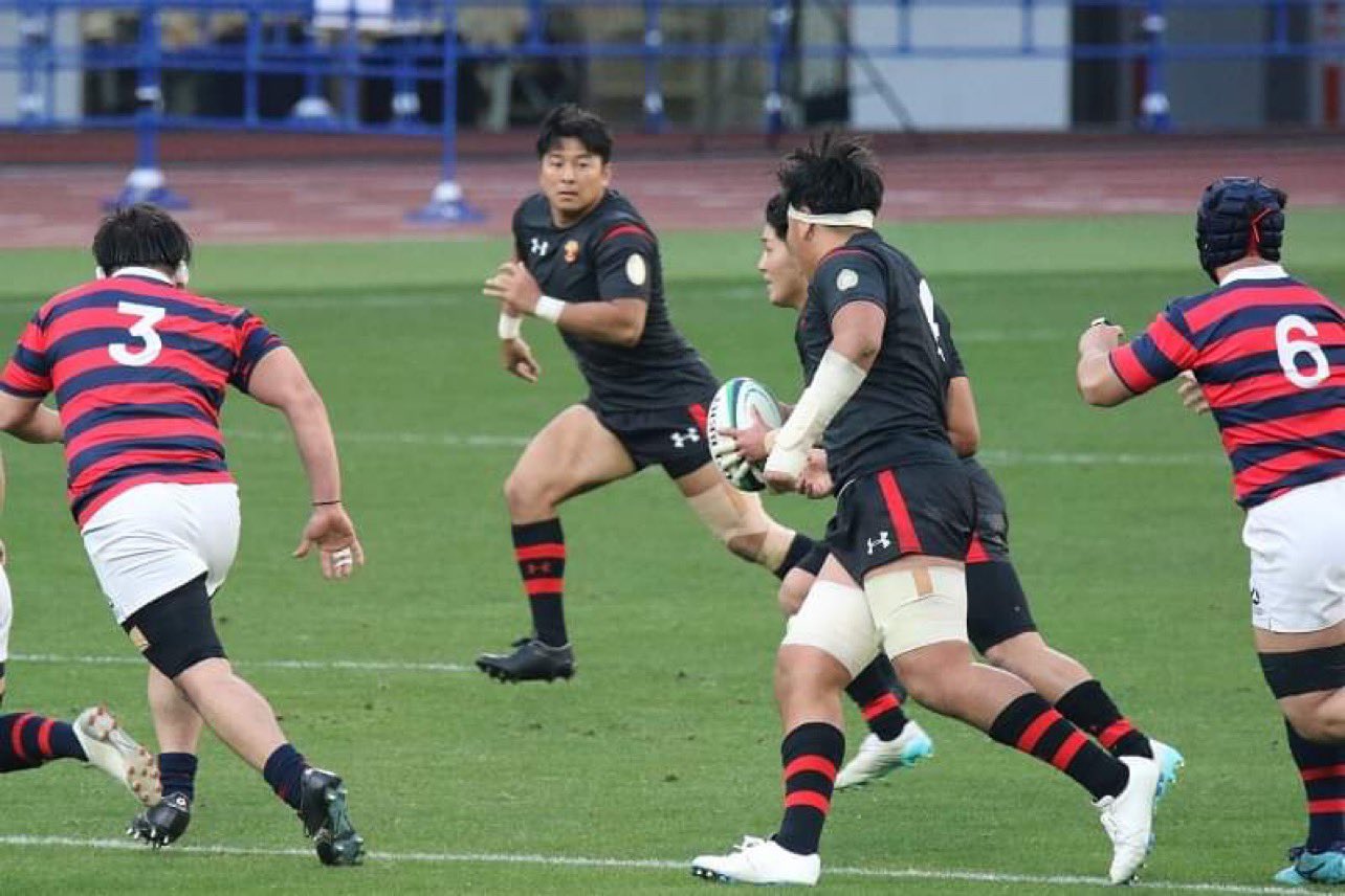 中央大学 ラグビー部 ウォームアップピステ