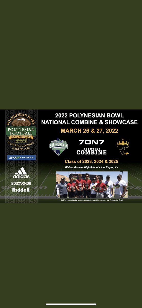 pierreford9's tweet photo. Blessed to receive a invitation to the 2022 Polynesian Bow!!! @GACFBRecruits @RecruitGeorgia https://t.co/bRqwJYnk7A