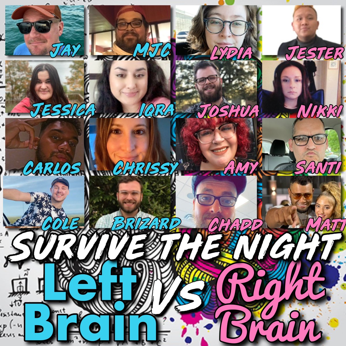 TheMichaelORear's tweet photo. We are live! Come watch these fools battle it out. #LeftBrainvsRightBrain
https://t.co/4h7mThTXaE https://t.co/AQr2HwzkgQ
