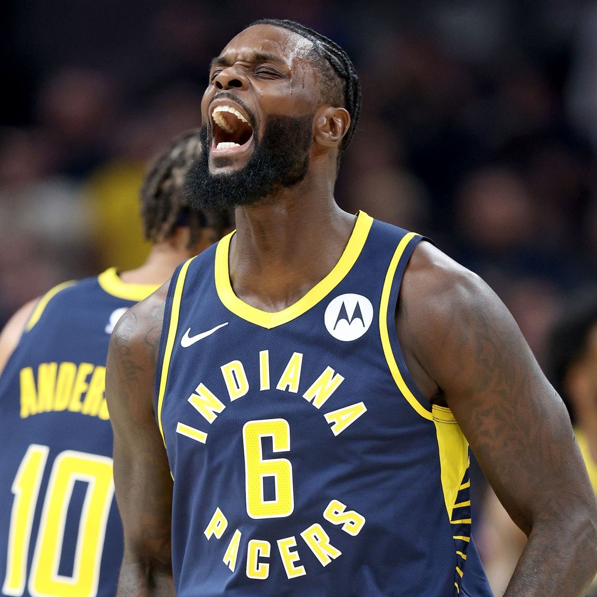 AKRileyy5's tweet photo. Lance Stephenson first 2 games back in Indiana:

30pts/5ast/3reb (63fg%)
16pts/14ast (Career High)/6reb/4stls (58fg%) + W

This man puts on a Pacers jersey and gets superpowers https://t.co/OI3EHFRJ2f
