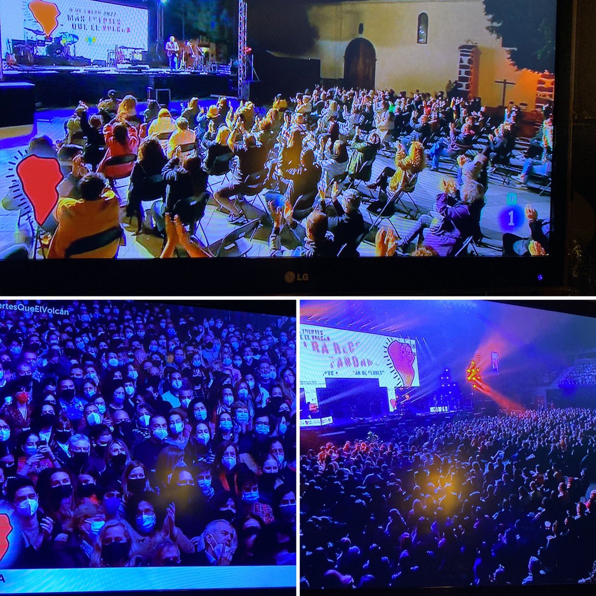 soniatrecej's tweet photo. -Necesidad de concierto benéfico para La Palma: Más que necesario
- Necesidad de enseñar “los públicos” de los 2 escenarios:…esto es España,señores!!#MásFuertesQueElVolcán #UnosApretaitosEnInteriorDelWizzinkYOtrosSentadosIndivualesConDistanciaEnElExterior 
#QueMeLoExpliquen🤦🏻‍♀️ https://t.co/dkmkKn5WAt