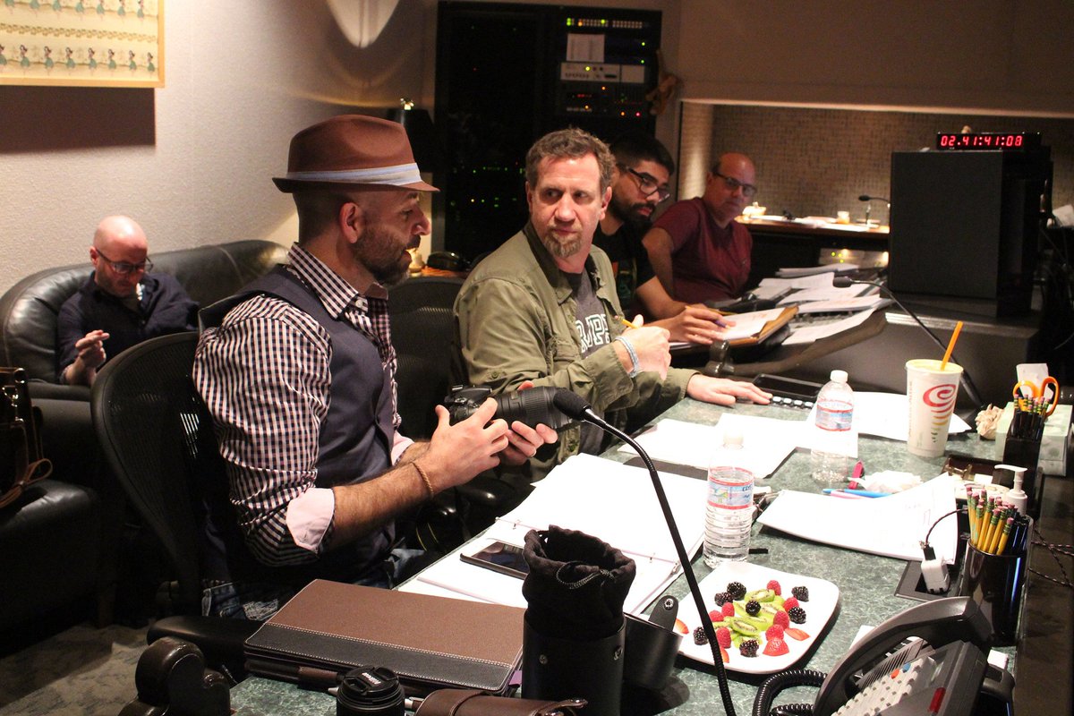 CartoonBarroom's tweet photo. Natural disasters and cranky technology did not keep Ashley &amp; Steve from continuing their conversation with writer/director/artist Scott Christian Sava, and talking more about the process of producing the independent animated feature ANIMAL CRACKERS! https://t.co/oHT0FH8n4O