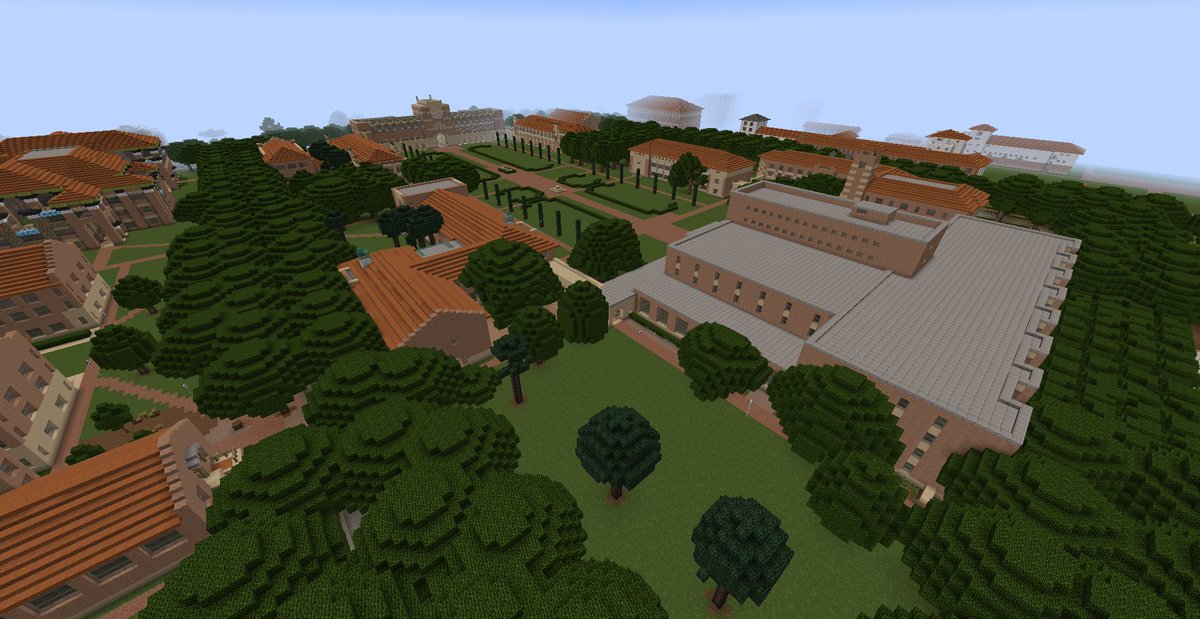 minecraft_rice's tweet photo. Continuing progress with the trees... https://t.co/hXzaNKqLcE