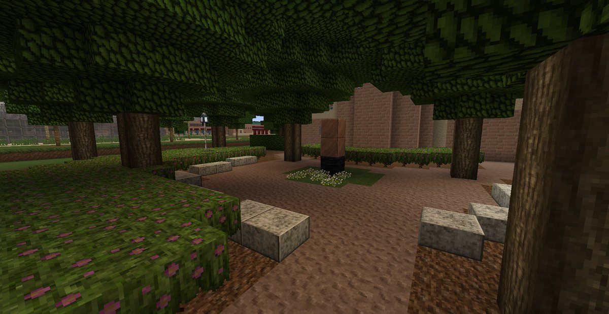 minecraft_rice's tweet photo. Continuing progress with the trees... https://t.co/hXzaNKqLcE
