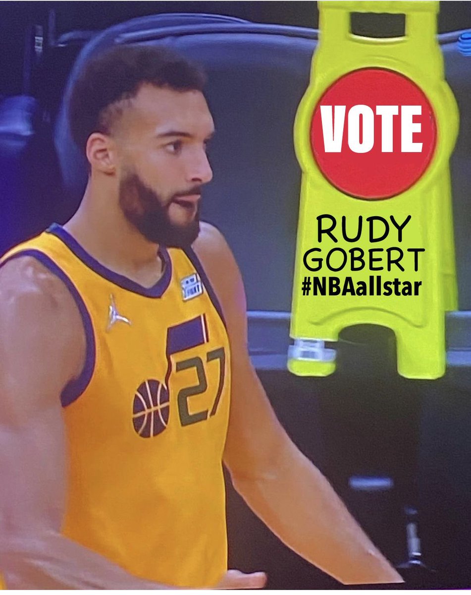 haylieonthego's tweet photo. ⚠️ #RudyGobert 
is an #NBAallstar⚠️
RETWEET to vote https://t.co/jhRthF8Gpc