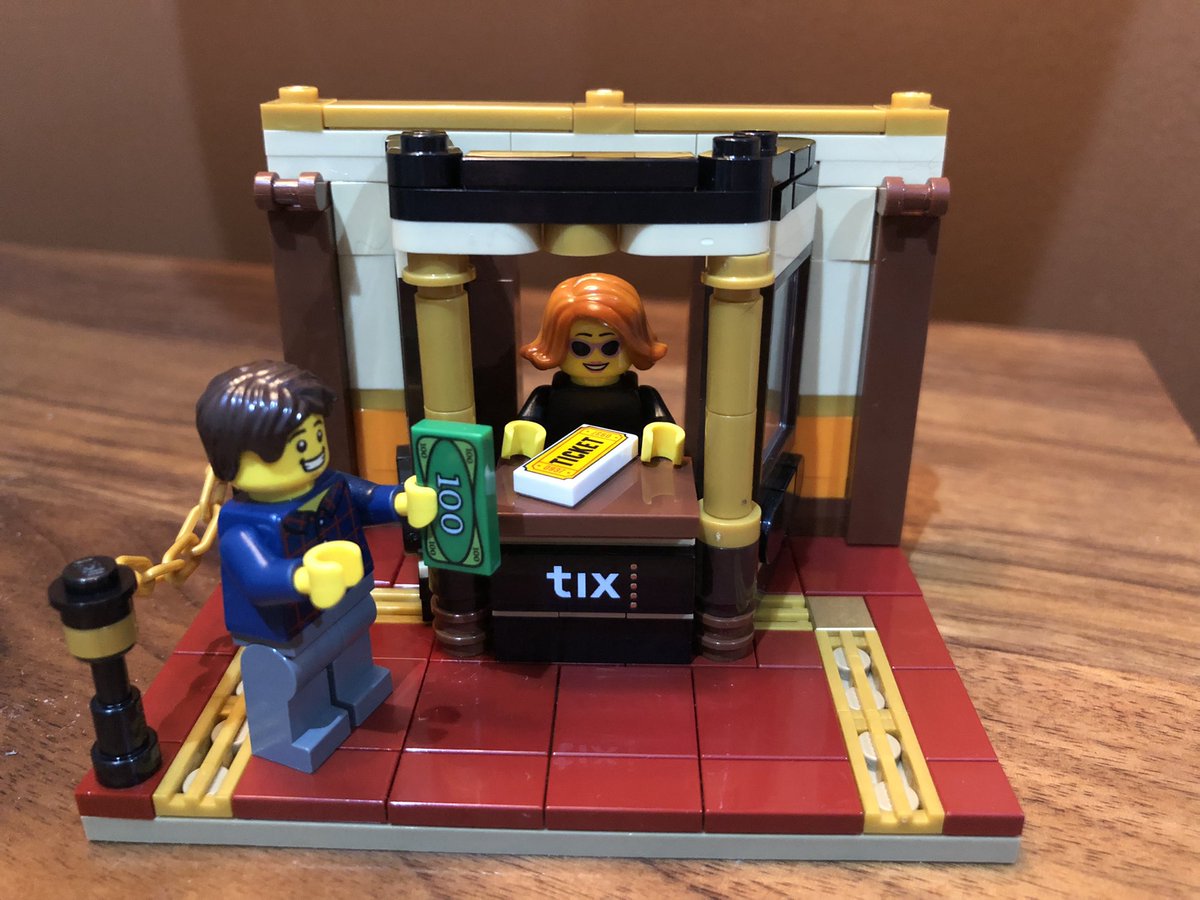 joacotn's tweet photo. First goal of the year DONE… first #Lego built!
#Ticketing #Passion #MrTicket #LEGOBuildDay #TicketBooth #vintage https://t.co/KZQC1qOjVG