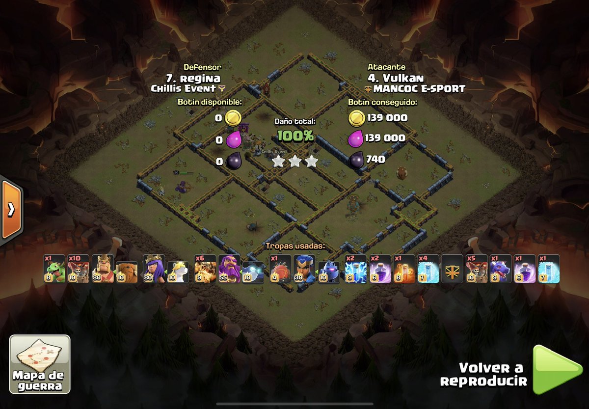 Pues no va mal esta CWL, terminaré haciendo pleno en ataques???
<a href="/MancocS/">archi's clans</a> <a href="/ClashofClansESC/">Clash of Clans ES</a>