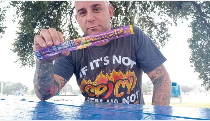 ForPeppers's tweet photo. Takis Meat Stick🤔! Please join me on Youtube tonight to see the review on this snack and we will see if it has the traditional flavor of their other Fuego inspired snacks. Thanks for watching and Godbless
-Kiki

#Takis #Fuego #Onfireforjesus
#PeppersForChrist https://t.co/BF6o12IEQH