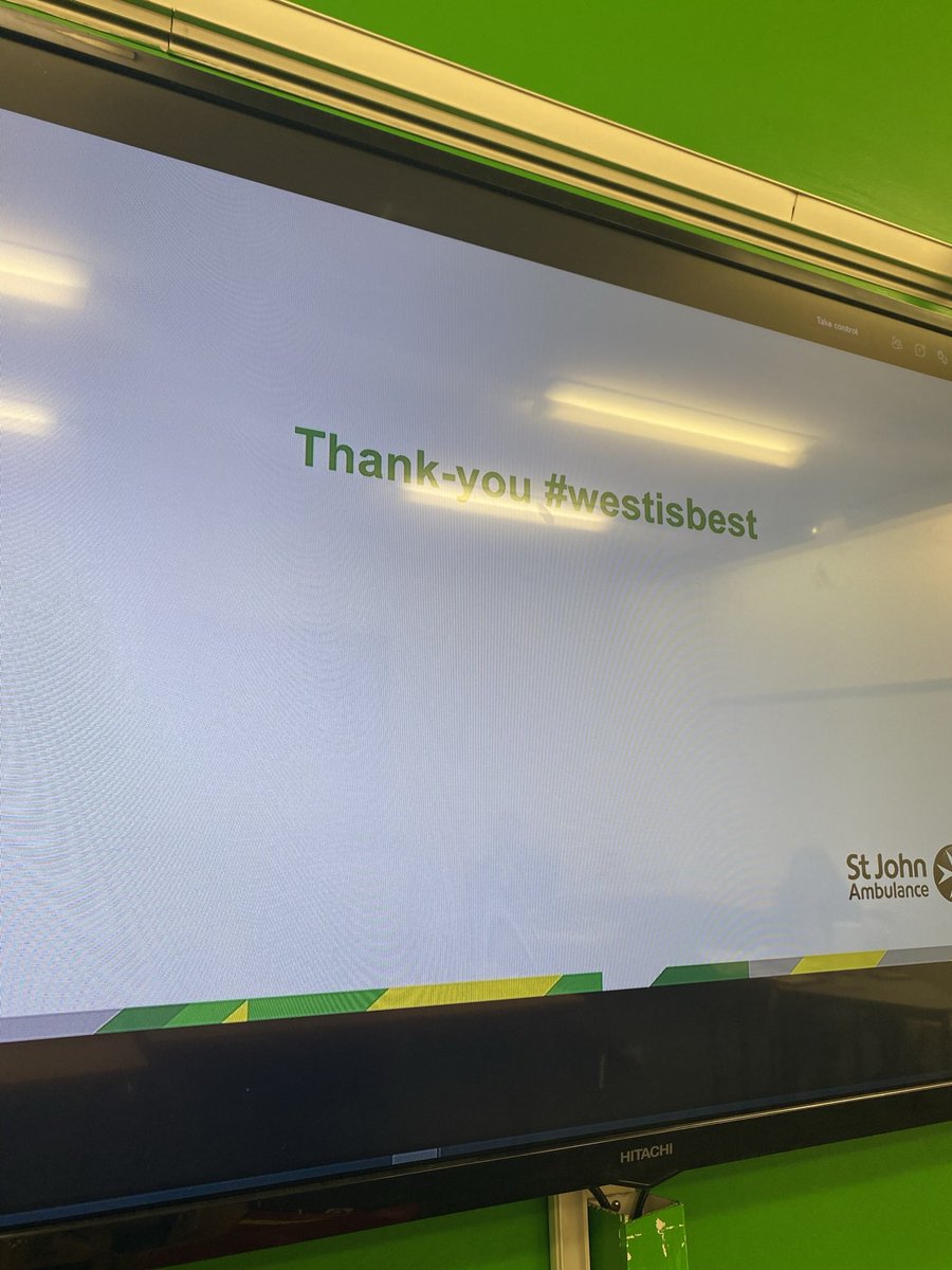 Great day today getting the <a href="/SJAWestEPRR/">West EPRR</a> team together! Thanks for those who took time out of their weekend to talk to the team <a href="/Andy_Boyd_BC/">Andy Boyd</a> <a href="/mel_brackley/">Melissa Brackley</a> <a href="/GKatielaura/">Katie  Gallon</a> <a href="/gerardfwoods/">Gerard Woods</a> some great subjects discussed and some fantastic delivery ideas for 2022 🥳 <a href="/stjohnambulance/">St John Ambulance England</a>