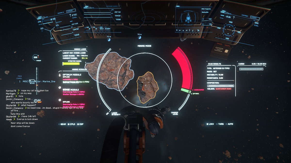 Introvert1sh's tweet photo. JT was fun but I love making my own cargo to haul and sell. Just have to decide rather to sell it as I mine it or wait 2 days for a refining order to finish. Dinyx Processing everytime.
#StarCitizen #Mining #Refining #Cargo #Hauling #Quantanium #Jumptown https://t.co/CePZ5FJzo2
