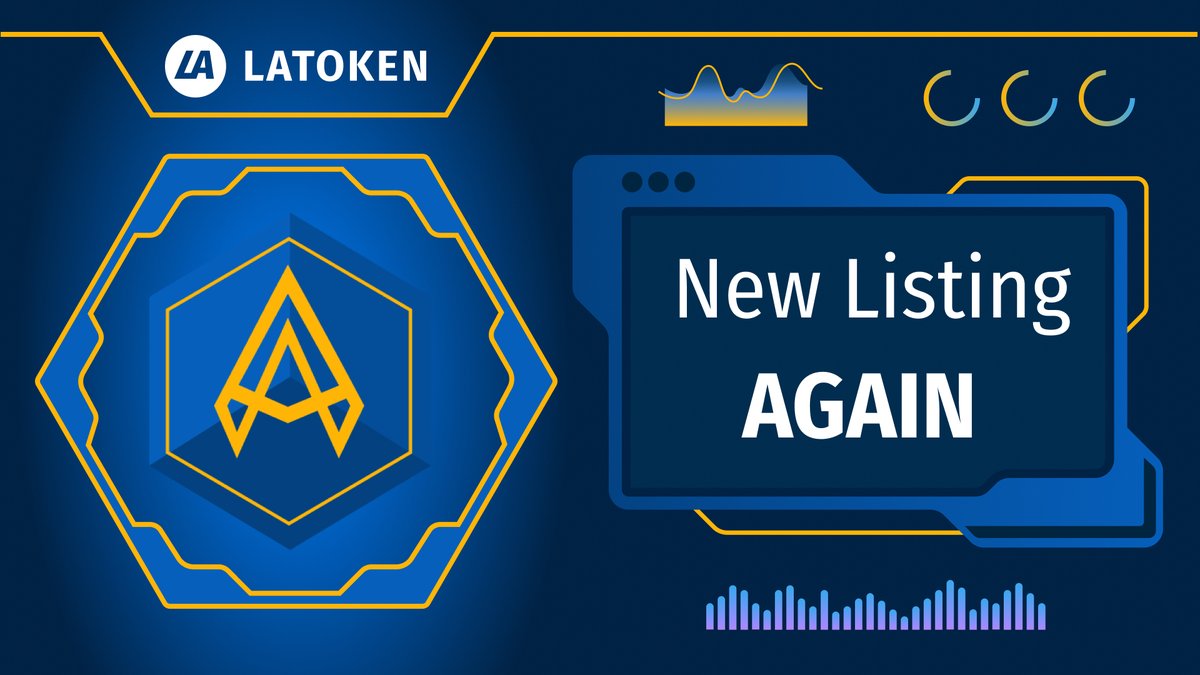 Latoken_cex's tweet photo. AGAIN is now trading!

Again token claims to be a Loyalty Rewards Program that offers 5% cashback to consumers in AGAIN crypto. 

@TheAgainProject has created a hybrid ecosystem solution consisting of a Wallet, Internal Exchange, and a Payment Gateway.

📲 https://t.co/W0ynhezRCr https://t.co/QJqVCOsik4