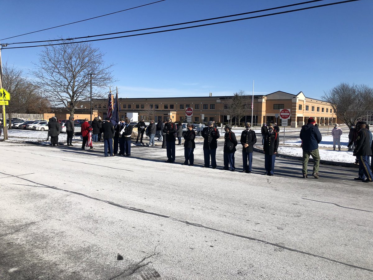 JrotcGreece's tweet photo. Honored to have presented the colors to a great man who served our nation and Greece Central Schools Rest in peace, Mr. Beikirch.  

#MOH 
#service

@GreeceCentral @GreeceArcadia @greecearcadiams @AthenaHigh @GCSDsuper https://t.co/I2Hvvf53lR