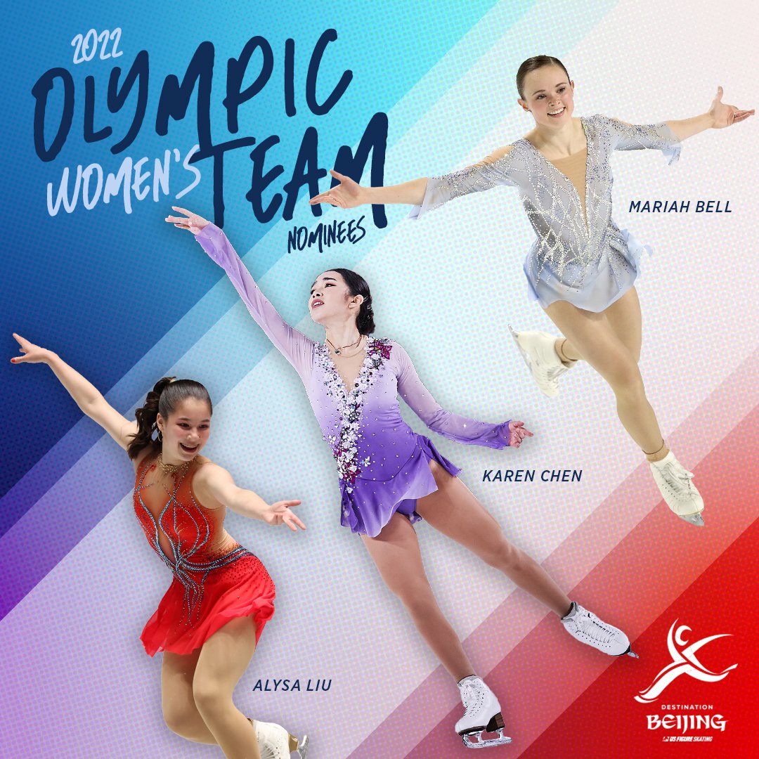 USFigureSkating's tweet photo. Mariah. Karen. Alysa.

Taking center ice at #Beijing2022 https://t.co/N5QgZ2nwAR