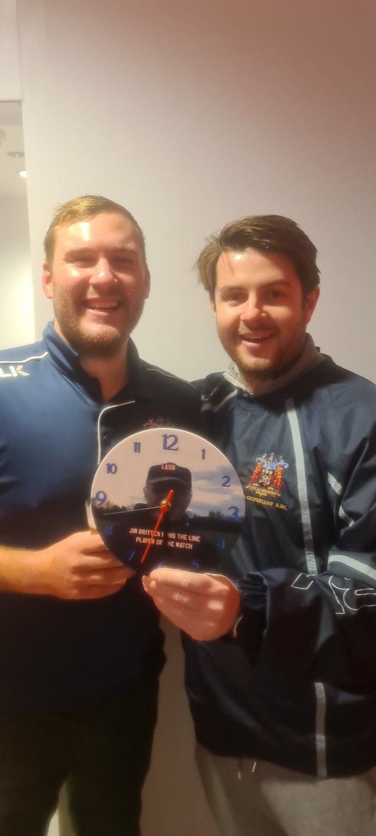 OldCoopersRFC's tweet photo. Today's Man of the Match sponsored by these 2 happy chaps ⬇️ (and @billywyatt23 ) from the @ocrfcpodcast  is....

Fatjon Qelia!

The big man took it to Harlow at scrum time, countless carries, &amp; got the try that kicked it all off!

#LasB https://t.co/WpLAMT8wz5