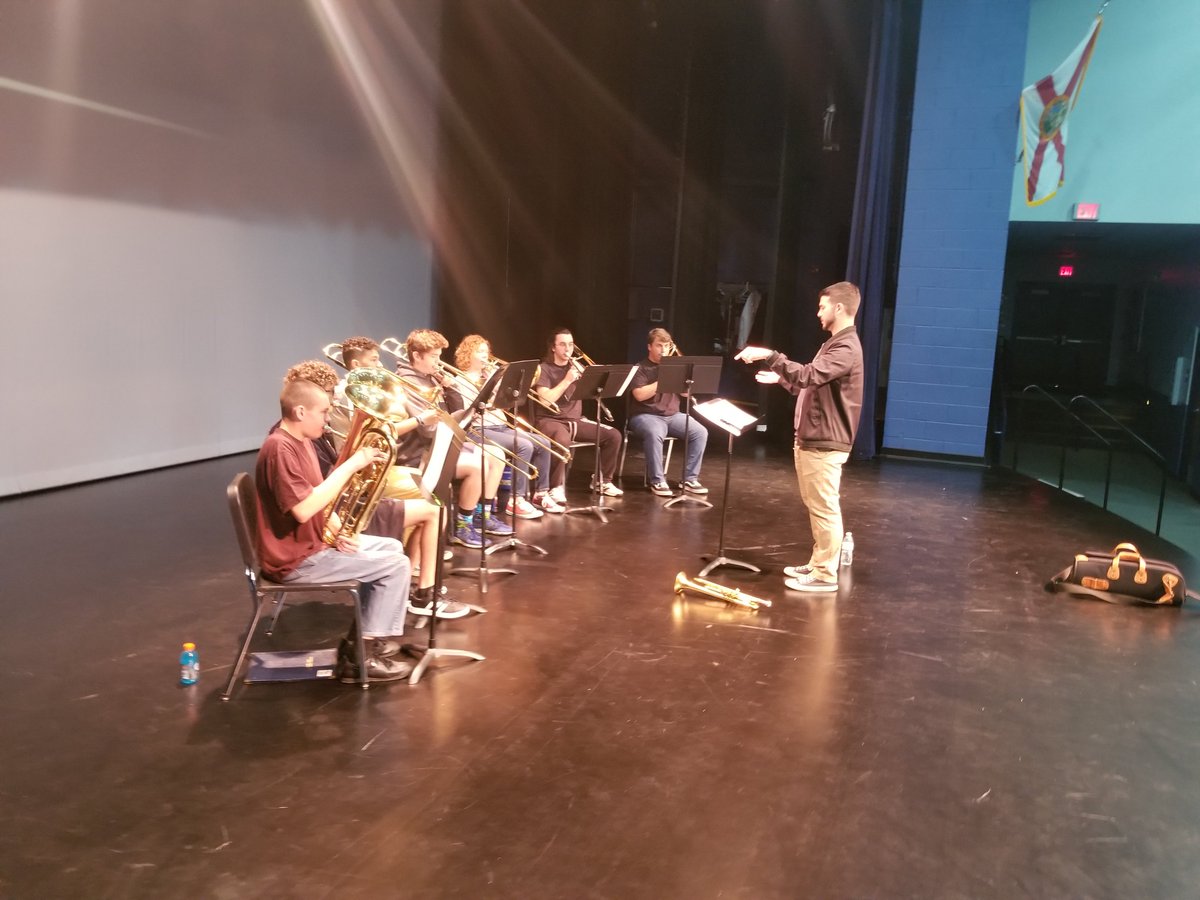 Today I did a Symphonic band camp with my top band. The students grew tremendously in 6 hours and learned so much from some great colleagues. This such a great way to motivate students to push forward during their concert season. Woot Band!!! @MHSPirateNation