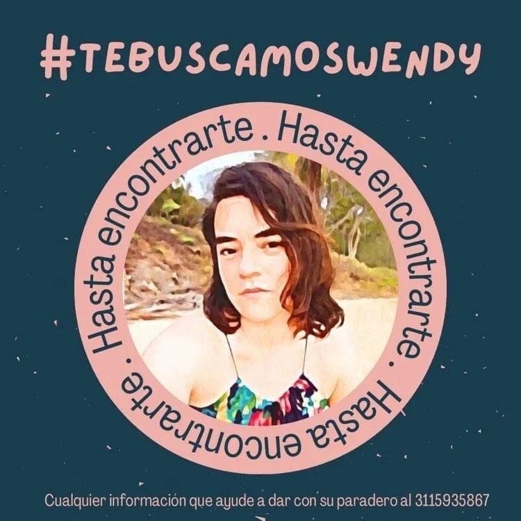 Hace un año te arrebataron de nuestro lado, nosotros aquí seguimos buscandote, luchando contra el olvido, gritando tu nombre y pidiendo justicia.
No te hemos soltado Wendy, aquí seguimos. 
#tebuscamoswendy