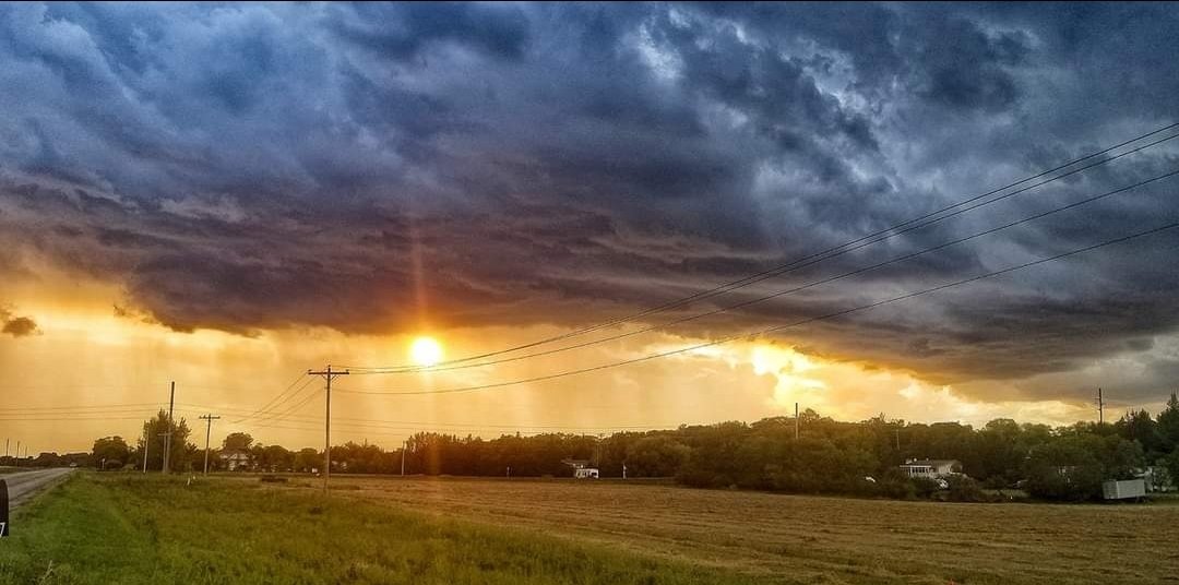 StormWestman's tweet photo. @Spothe Very much understand that feeling.  The evening I had found out my mom had passed Jeff just put me in the car and started driving...nowhere is particular.  But this little storm popped up and I felt perhaps my Mom had sent it. https://t.co/0NzM7eYhho